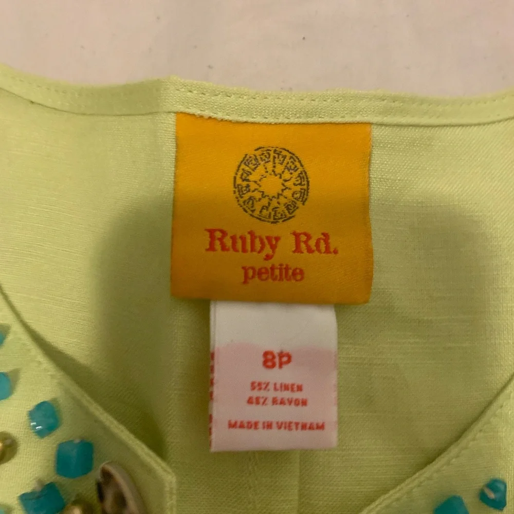 Ruby Rd. Linen suit - Picture 2 of 7